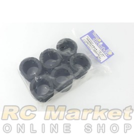 TEAM BOMBER TB10059 1/12 HQ Sponge Tires (Medium Soft / Gold / Rear / 6-pcs)