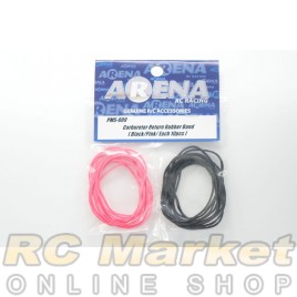 ARENA PMS-009 Carburetor Return Rubber Band ( Black/Pink/ Each 10pcs ) ARENA PMS-009 Carburetor Return Rubber Band ( Black/Pink/ Each 10pcs )