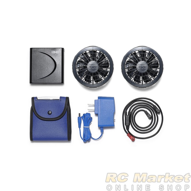 TAMIYA 67563 Fan Vest (Black) XXL (KUCHOFUKU®)