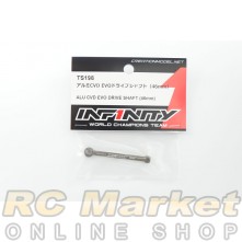 INFINITY TS198 IF14 SPECIALE Alu CVD EVO Drive Shaft (46mm) INFINITY TS198 IF14 SPECIALE Alu CVD EVO Drive Shaft (46mm)