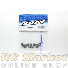 XRAY 332087 NT1 Carbon Shock Tower Front - 2 Positions - Wave XRAY 332087 NT1 Carbon Shock Tower Front - 2 Positions - Wave