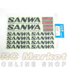 SANWA 107A90531A Decal (BLK)