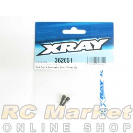 XRAY 362651 Ball End 4.9mm With Thread 8mm (2)