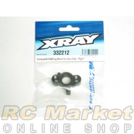 XRAY 332212 NT1 Composite Steering Block for Aero Disc - Right