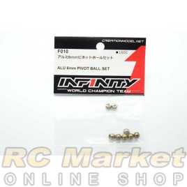 INFINITY F010 IF11 Alu 6mm Pivot Ball Set