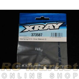 XRAY 373587 X12 Side Spring C=1.5 - Silver (Medium) (2)