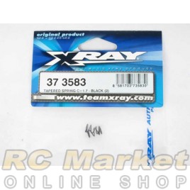 XRAY 373583 X12 Tapered Spring C=1.7 - Black (2)