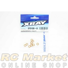XRAY 373120-O  Alu Shim 5.3x7.8x0.5mm - Orange (10)
