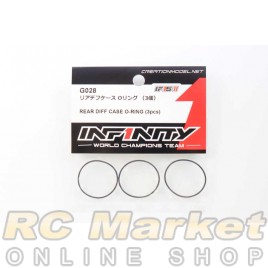 INFINITY G028 IF15 Rear Diff Case O-Ring (3pcs) INFINITY G028 IF15 Rear Diff Case O-Ring (3pcs)