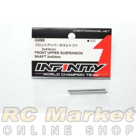 INFINITY G088 IF15 Front Upper Suspension Shaft 3x43mm 