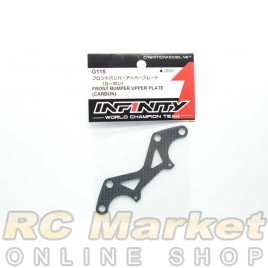 INFINITY G115 IF15 Front Bumper Upper Plate (Carbon)  