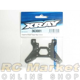 XRAY 363081 XB4 Graphite Shock Tower Rear 3.0mm