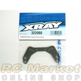 XRAY 322080 XB2 Graphite Shock Tower Front 4.0mm