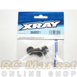 XRAY 368021 XB4 Alu Shock Spring Retaining Collar (4)