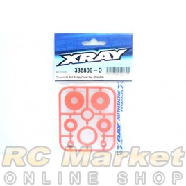 XRAY 335800-O NT1 Composite Belt Pulley Cover Set - Graphite