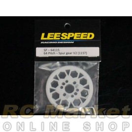 LEESPEED SP-64115 64 Pitch Spur Gear 115T