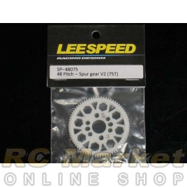 LEESPEED SP-48075 48 Pitch Spur Gear V2 75T