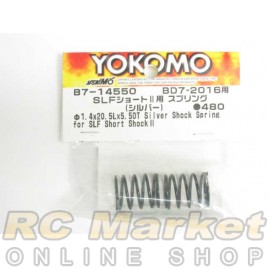 YOKOMO B7-14550 φ1.4x20.5Lx5.50T Silver Spring for SLF Short 2