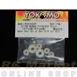 YOKOMO B8-503GP Plastic Bevel Gear Diff. Set for BD8/BD7