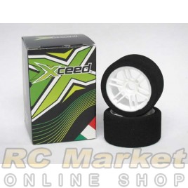 XCEED 101703 ITA-Tyre-Rim 12EP RR Soft SH 25 (White Rim)