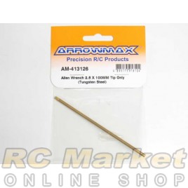 ARROWMAX 413126 Allen Wrench 2.5 X 100MM Tip Only (Tungsten Steel)