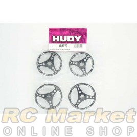 HUDY 108070 Alu Set-Up Wheel For 1/8 On-Road (4)