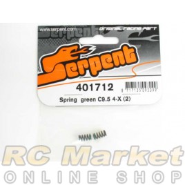 SERPENT 401712 Spring Green C9.5 4X (2)