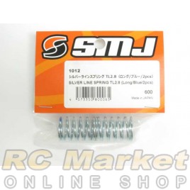 SMJ SMJ1012 Silver Line Spring TL2.8 (Long/Blue/2 pcs.)