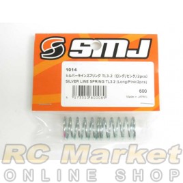 SMJ SMJ1014 Silver Line Spring TL3.2 (Long/Pink/2 pcs.)