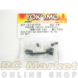 YOKOMO B7-3127FR BD7 Sus_Mount FR(42.7mm)Black Chamfer
