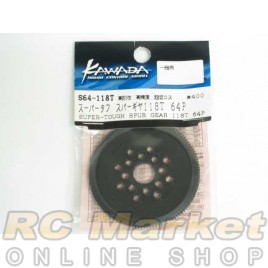 KAWADA S64-118T Super Tough Spur Gear 118T 64P