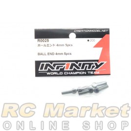INFINITY R0025 IF18 Ball End 4mm 5pcs INFINITY R0025 IF18 Ball End 4mm 5pcs