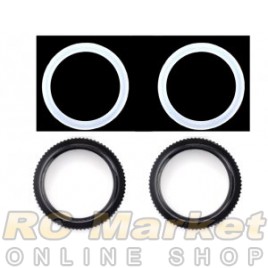SERPENT 600158 Adjust Nut Shock / O-Ring (2)