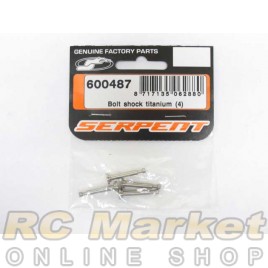 SERPENT 600487 Bolt Shock Titanium (4)