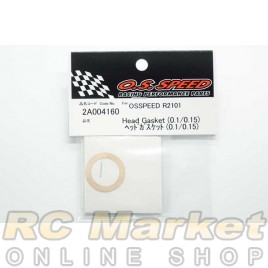 O.S. SPEED 2A004160 Head Gasket (0.1/0.15) R2101 O.S. SPEED 2A004160 Head Gasket (0.1/0.15) R2101