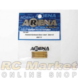 ARENA TSS-001 Titanium Hardened Shock Shaft-Short (4) For T3 ARENA TSS-001 Titanium Hardened Shock Shaft-Short (4) For T3