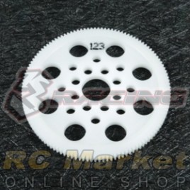 3RACING 3RAC-SG64123 64 Pitch Spur Gear 123T