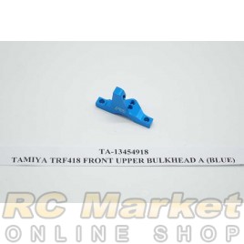 TAMIYA 13454918 TRF418 Front Upper Bulkhead A (Blue)