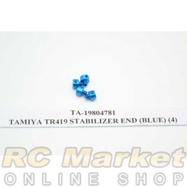 TAMIYA 19804781 TR419 Stabilizer End (Blue) (4)