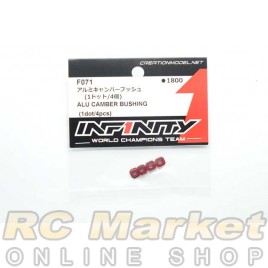 INFINITY F071 IF11 Alu Camber Bushing (1Dot/4Pcs) INFINITY F071 IF11 Alu Camber Bushing (1Dot/4Pcs)