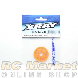 XRAY 305866-O Composite Offset Spur Gear 96T / 64 - Orange