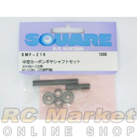 SQUARE SMF-219 Aluminum Midair Carbon Gear Shaft Set (for TAMIYA M-06)