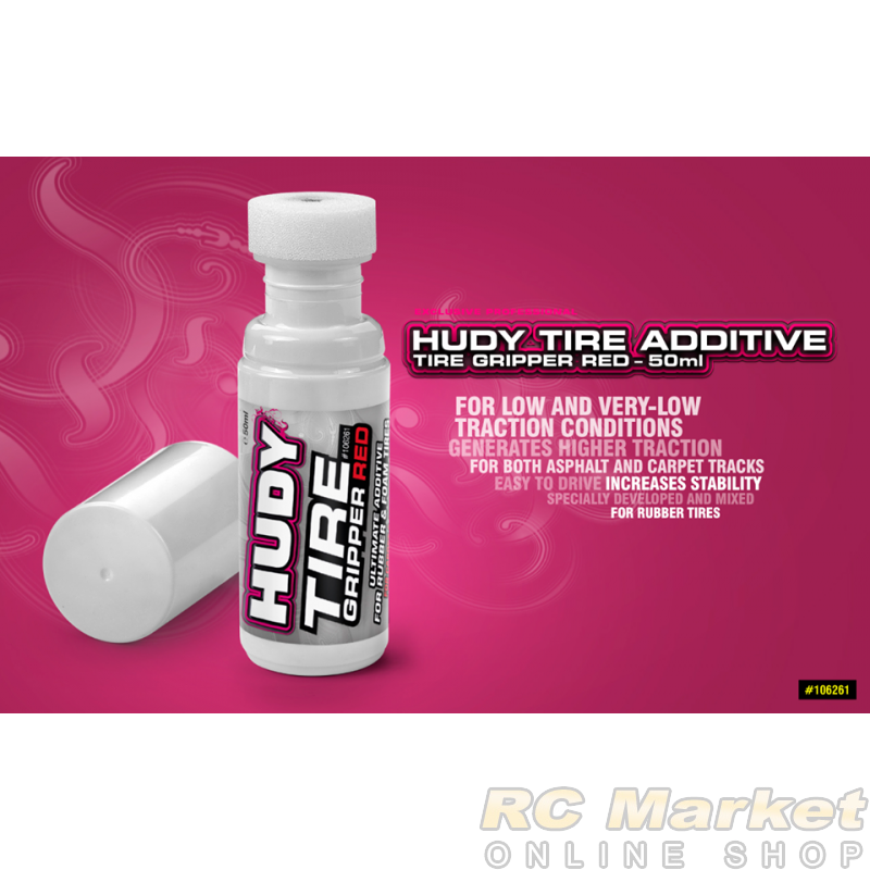 HUDY 106261 Tire Additive Tire Gripper Red - 50ml