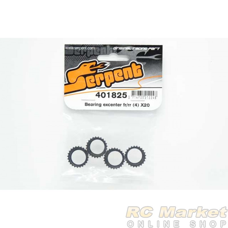 SERPENT 401825 Bearing Excenter FR/RR (4) X20