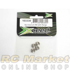 XCEED 103330 Nut Titanium with Flange (4) 