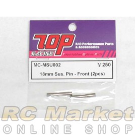 TOP MC-MSU002 18mm Sus. Pin - Front (2 pcs)