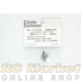 YOKOMO RP-101SHS High Precision Titanium Φ4.8 Rod End Ball (Short Neck/11.5mm) 