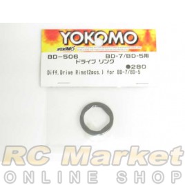 YOKOMO BD-506 Diff Drive Rings for BD7/BD5 (2)