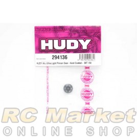 HUDY 294136 Alu Ultra-Light Pinion Gear - Hard Coated - 36T / 64 HUDY 294136 Alu Ultra-Light Pinion Gear - Hard Coated - 36T / 64