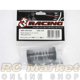 3RACING SAK-49/21550 Damper Spring M1.5 x 21 (5.50) For 3Racing Sakura Zero